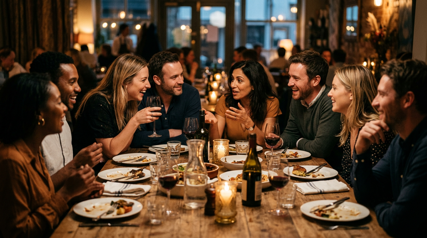 Group Conversation Starters for Mixed Groups: Strangers, Acquaintances, and Friends All at Once